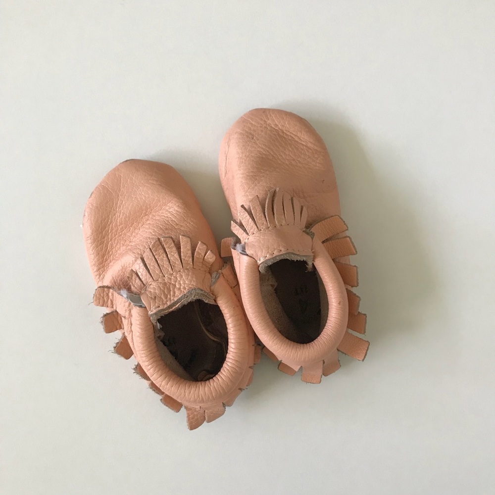 Freshly Picked Peach Moccasins